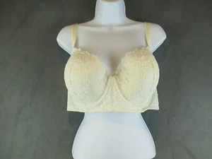 Aerie Bra Womens 40DD Lace Cream Lace Balconette Lined Romantic Back Closure - Picture 1 of 15