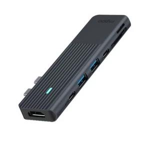 Rapoo UCM-2003 7-in-2 USB-C Multiport Adapter for MacBook HDMI USB microSD v1.0 - Photo 1/7