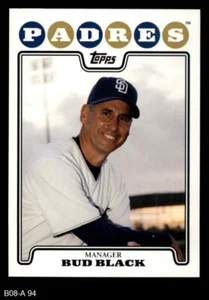2008 Topps #94 Bud Black Padres MANAGER 8 - NM/MT - Picture 1 of 2