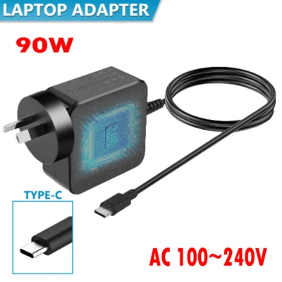 90W USB-C Type-C Adapter Laptop Charger Power For Lenovo ThinkPad Acer HP Dell - image 1 of 4