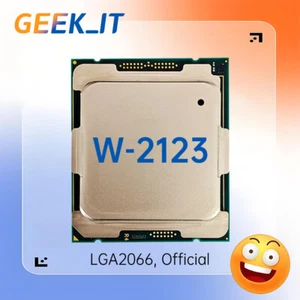 ✅Intel Xeon W-2123 SR3LJ 3.6GHz 4C / 8T 8.25MB 120W LGA2066 C422 CPU W2123 - Afbeelding 1 van 3
