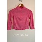 Girls Pink Half Zipped Light Weight Xersion Everair Shirt Size 6x