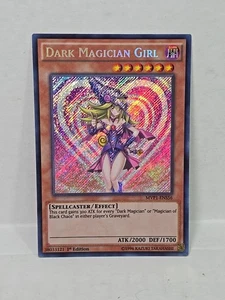 Yu-Gi-Oh! TCG Dark Magician Girl MVP1-ENS56 Secret Rare 1st Edition NM - Picture 1 of 14