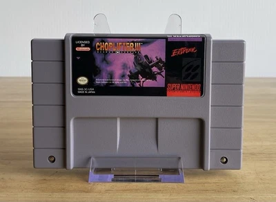 Choplifter III 3 SNES (Super Nintendo, 1994) - Authentic - Tested & Cleaned! - Image 1 of 4
