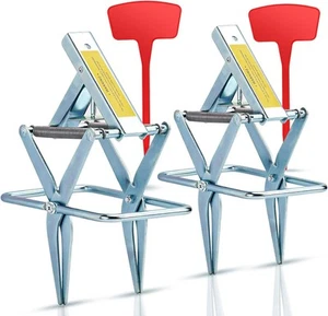 Easy Set Mole Eliminator Trap, Mole and Gopher Trap, Galvanized Steel Mole Tr... - Picture 1 of 8