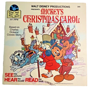 Album Canto di Natale di Topolino Libro E Record Numero 386 Walt Disney - Foto 1 di 4