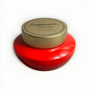 Vintage Avon Undeniable duftende Körpercreme rotes Glas Schraubverschluss 5 Unzen Lotion Billy - Bild 1 von 5