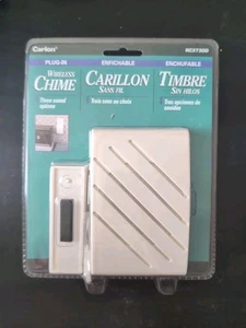 Timbre de puerta enchufable inalámbrico Carlon blanco roto RC3730D - Imagen 1 de 2