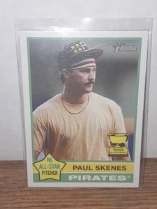 2025 Topps Heritage - Paul Skenes #60 Image Variation SP Pirates - Picture 1 of 1