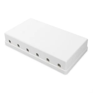 DIGITUS Konsolidierungs-Punkt Gehäuse für 6x Keystone Module Aufputzbox Weiß - Bild 1 von 3