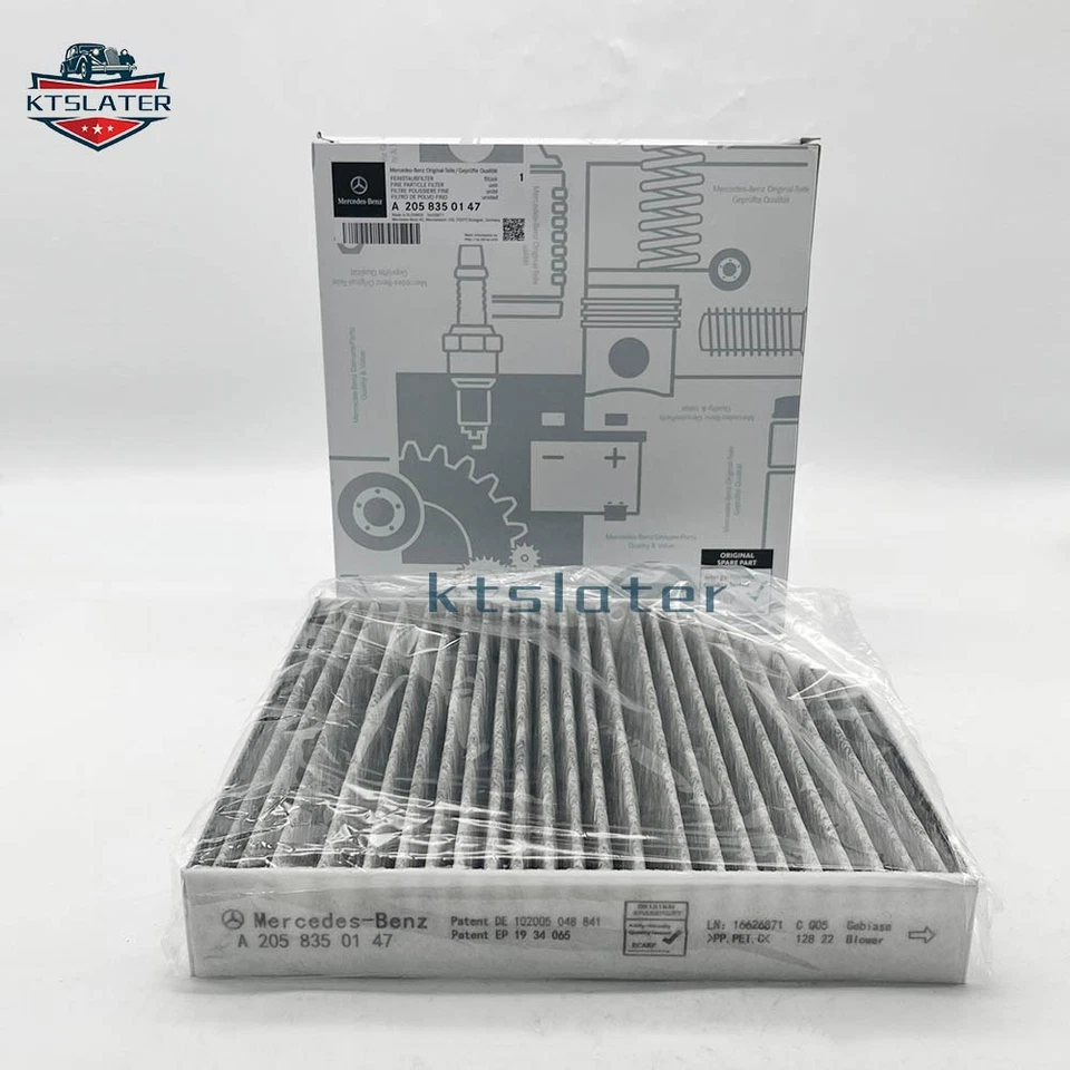 Cabin Air Filter Fits for Mercedes-Benz C300 C63 AMG E300 E400 E450 2058350147 - Изображение 1 из 4