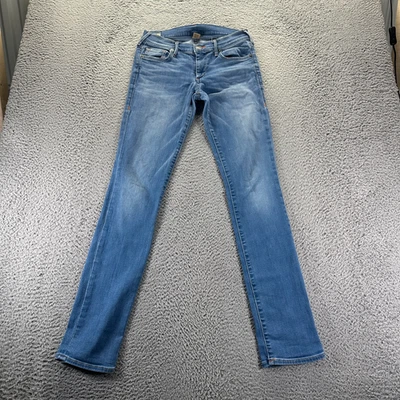 Vintage True Religion Cora Jeans Womens 27x33 Blue Denim Straight Mid-Rise USA - Image 1 of 4