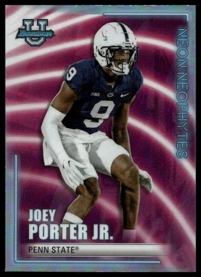 2022-23 Bowman's Best University #NN-16 Joey Porter Jr. Neon Neophytes - Image 1 of 2