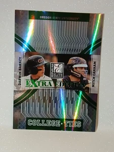 Corbatas universitarias Donruss EliteExEdition 2007 Darwin Barney & Mitch Canham 0322/1500 - Imagen 1 de 2