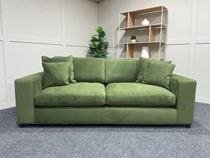 John Lewis Swoon Althaea Large 3 Seater Sofa In Easy Velvet Fern. RRP £1829! - Picture 1 of 8
