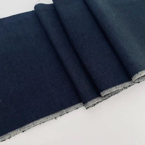 UnUsed Jeans #E 6.5x35 Men's Pongee Silk Japanese Kimono Fabric Panel SCH20 - Picture 1 of 7