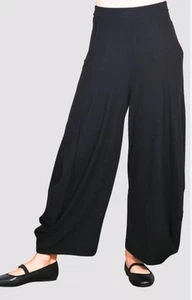 Kozan Knit Jersey Jade High Waist Harem Black Pants, Size Medium, Pockets, BNWT! - Picture 1 of 9