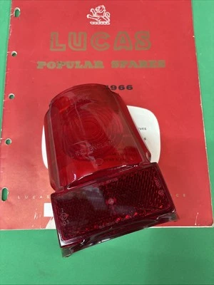 Austin Cambridge A55 & A60 Countryman 1959-60 NOS Lucas L621 Tail/Stop Lamp Lens - Image 1 of 4