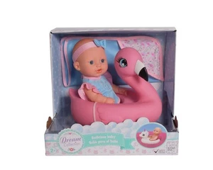 10" Bath Time Baby Doll with Flamingo, Pink - Imagen 1 de 2