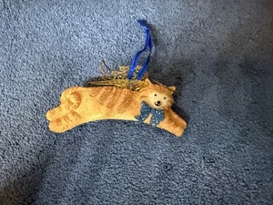 AVON Angelo Pet Ornamento Gatto, Tabby Natale - Collezione Regalo 1997 - Orig. Scatola - Foto 1 di 15