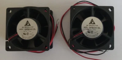 Ventilador Delta DC sin escobillas DFB0612l dc12v 0.09a, 2 hilos, 60x25 mm (cantidad 20) Foto 1 de 3