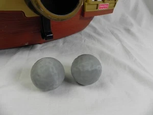 Fisher-Price Great Adventures 3D Printed Replacement Cannon Balls Lot X 2 Gray - Picture 1 of 4