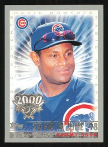 2000 Topps Opening Day #162 S.Sosa MM 20 HR June - Picture 1 of 2