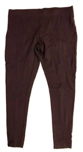Davina Knit Pants Brown 36W x 28L Center Seamed Legs Stretch Size XL - Picture 1 of 7