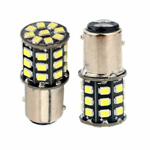 2Pcs 1157 BAY15D 33SMD 2835 LED Replacement Bulb for Tail Rear Brake Turn Backup