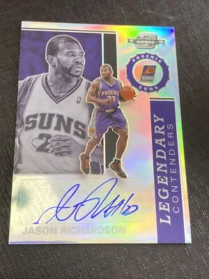 2019-20 Panini Contenders Optic Legendary Autographs Jason Richardson /125 - Image 1 of 4