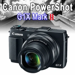 90% NEW-Canon PowerShot G1X Mark II Black Compact Digital Camera English - Picture 1 of 15
