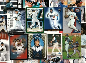 GARY SHEFFIELD Super Lot 90 verschiedene mit Oddballs + DODGERS YANKEES & vieles mehr! - Bild 1 von 2