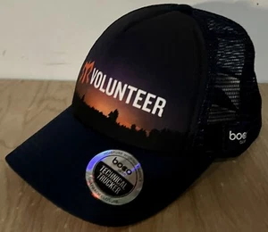 EUC Boco Reebok Ragnar Relay Volunteer Blue Orange Technical Trucker Hat Cap - Bild 1 von 6
