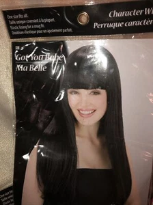 Peluca Disfraz Cher Got You Babe Nueva Años 60 Nueva Negra - Imagen 1 de 6