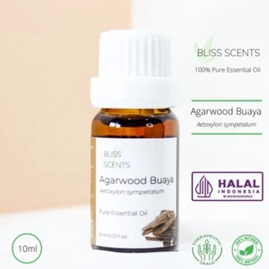 Gaharu AGARWOOD BUAYA Essential Oil 10ml Aromatherapy Pure Therapeutic Grade - Picture 1 of 8