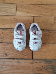 Children/Infants Kids Strap Clarks White Casual Shoes U.K(5) EUR (21.5) L44 - Picture 1 of 10