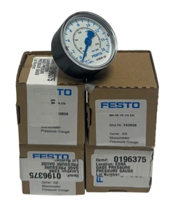 4 FESTO MA-50-16-1/4-EN / 162839 SERIE K9 MANOMETER MANOMETER 0-16 NSMP - Bild 1 von 4
