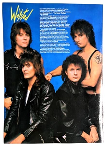 PÓSTER PINUP DE PÁGINA COMPLETA WAYSTED/PETE WAY & PAUL CHAPMAN/REVISTA DE BANDA DE 1980 - Imagen 1 de 1