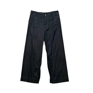 Maeve Pants Women 28 Black Linen Blend The Colette Wide Leg Pocket Anthropologie - Picture 1 of 10