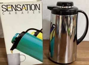 Karaffe Kaffeekaraffen Sensation The Cellar Macy’s NEU Chrom - Bild 1 von 4