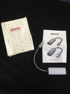 Adaptador BENFEI USB-C a Ethernet USB Tipo-C (Thunderbolt 3 y 4) a RJ45 Gigabit - Imagen 1 de 5