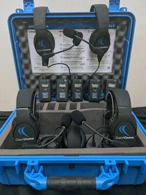 CoachComm Cobalt 5 Coach Headset System for Football Coaches - Image 1 of 4