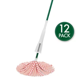 Wonder Microfiber Wet Mop with Built-In Wringer (12-Pack) - Picture 1 of 12