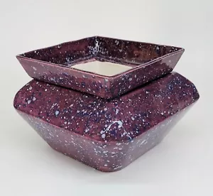 African Violet Pot Large Square Plum Jelly-PREORDER 2 weeks handling time - Picture 1 of 2