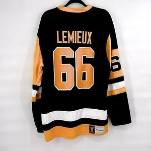 Vintage hockey fanatics nhl penguins Mario lemieux jersey 66 size large mens - Picture 1 of 6