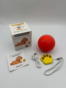 Auto Pet Toy Ball Intelligent Interactive Orange - Picture 1 of 6