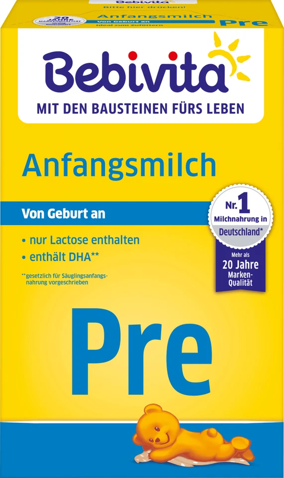 Bebivita Pre Anfangsmilch von Geburt an 500g - Bild 1 von 1
