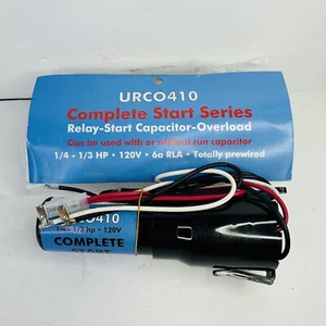URCO410 Refrigerator Hard Start Kit Relay Capacitor Overload 3 in 1 - Picture 1 of 3