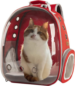 XZKING Cat Backpack Carrier Bubble Bag, Transparent Space Capsule Pet Carrier Do