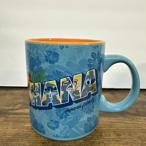 Taza de café Disney Lilo and Stitch Ohana Family 20 onzas nueva hawaiana Tiki - Imagen 1 de 8